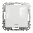 Выключатель одноклавишный Schneider Electric Sedna Design SDD111101L с подсветкой белый