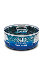 Влажный корм для кошек Farmina N&D Grain Free Ocean Cat Tuna & Salmon 70 г
