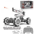 Танк на радиоуправлении Ji WU JIAYU "Sulonc Rc Car" SL 8436 A (стреляет орбизами, роликовые колеса, подвижная башня) белый