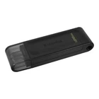 Флеш накопитель USB 128Gb Kingston DataTraveler 70, Black, Type-C 3.2 Gen 1 (DT70/128GB)