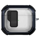 Футляр противоударный Locking Button для наушников Airpods 3 Blue