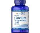 Кальцій Магній Цинк Цитрат Puritan's Pride (Chelated Calcium Magnesium Zinс) 250 шт