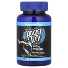 Вітаміни для хлопчиків-підлітків Natures Plus (Power Teen For Him) 60 жувальних таблеток зі смаком ягід без цукру