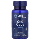 Оптіцинк Life Extension (Zinc Caps) 50 мг 90 капсул LEX18139