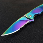 Складной нож TEKUT Fairy LK5035A (полная длина 17 1см длина лезвия 7 4см) хамелеон - изображение 2