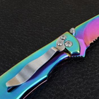 Складной нож TEKUT Fairy LK5035A (полная длина 17 1см длина лезвия 7 4см) хамелеон - изображение 3