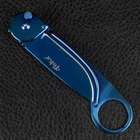 Нож TEKUT Sku Skinner LK5260C (длина: 18 4cm лезвие: 6 5cm) синий - изображение 5