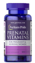 Витамины для беременных, Prenatal Vitamins, Puritan's Pride, 100 каплет