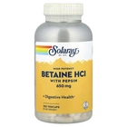 Аминокислота Solaray бетаин HCL пепсин HCL PEPSIN 650mg