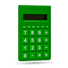 Калькулятор карманный Ceksum KK-5145 Green компактный портативный 8-разрядный базовые вычисления для учебы и офиса