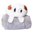 Мягкая игрушка-плед Собачка 120×160 (см) 2 в 1 Серый Colorful Home 5616-68G