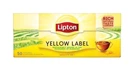 Чай Lipton Yellow Label Чорний пакетований 50 х 2 г. (5063270118689)