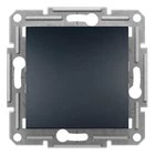 Выключатель одноклавишный антрацит Schneider Electric EPH0100171 Asfora
