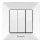 Выключатель трехклавишный Panasonic Arkedia Slim белый wntc0015-2wh