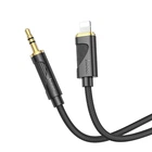 Аудiокабель HOCO UPA30 Friend digital audio conversion cable iP Black (6942007625494)