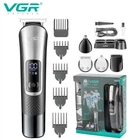 Набор для стрижки VGR 5 в 1 V-111, 9 насадок