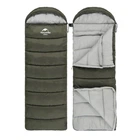 Спальник с капюшоном Naturehike U150 NH20MSD07, (11°C), левый, зеленый