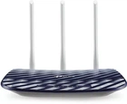 Маршрутизатор TP-LINK Archer C20, Wi-Fi 802.11a/b/g/n/ac, до 733 Mb/s, 2.4/5GHz, 4 LAN 10/100 Mb/s, RJ45 10/100Mb/s (FE), IPTV, FTP server / Print server, 3
