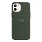 Чохол Silicone Case with MagSafe для iPhone 12/12 Pro Колір Cyprus Green