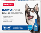 Капли Beaphar Immo Shield Line-on for Medium Dogs антипаразитные с диметиконом для собак 15-30 кг 3 пипетки (8711231133550)