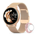 Жіночий розумний смарт годинник з можливістю дзвінків Smart Mevaden Gold + додатковий ремінець