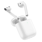Бездротові Bluetooth навушники вкладиші HOCO EW02 Plus TWS гарнітура з мікрофоном White