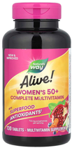 Мультивитамины для женщин старше 50 лет Nature's Way Women's 50+ Complete Alive 130 таблеток
