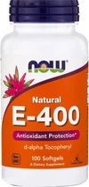 Вітамін E Now Foods E-400 100 капсул (733739008374)
