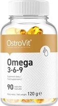 Жирные кислоты OstroVit Omega 3-6-9 90 капсул (5903246220339)