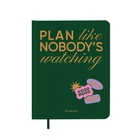 Планер «PLAN LIKE NOBODY'S WATCHING» зеленый