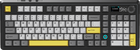 Клавіатура Ajazz AK980 RGB Clear Sky Switch Wireless (AK980-CS-BGY) Black/Gray/Yellow