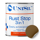 Емаль Rust Stop 3в1 Unisil коричнева 2.5 л