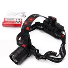 Налобний світлодіодний ліхтар BL-T85-P50, ULTRA BRITE, 2x18650, zoom, ЗУ microUSB