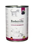 Влажный корм для кошек Baskerville Super Premium Lachs Mit Brombeeren Лосось с ежевикой 400 г