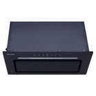 Черная сенсорная мощная полновстраиваемая кухонная вытяжка WEILOR PBSR 62302 FULL GLASS FBL 1100 LED Strip