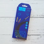 Аудіо кабель Hoco UPA10 Double Lotus AUX 3.5mm to 2RCA 1.5м Чорний