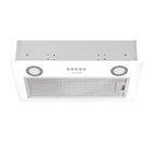 Кухонная вытяжка полновстраиваемая Perfelli BI 5022 WH LED, белая встраиваемая в шкаф, шириной 52 см