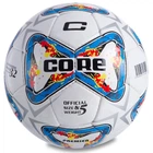 Мяч футбольный ламинированный Core Pro Liga №5 PREMIER 047 White-Blue-Red