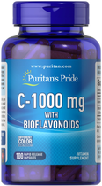 Витамин С с биофлавоноидами, Vitamin C with Bioflavonoids, Puritan's Pride, 1000 мг, 100 капсул (PTP-11410)