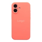 Чохол Premium Silicone Case Full Size with Frame для iPhone 16 Колір 30.Flamingo