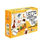 Розвиваюча настільна гра "Lotto Where do they live?" Умняшка англійська мова 2132-UM