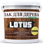 Лак акриловый для древесины, Lotus глянец, 3 л