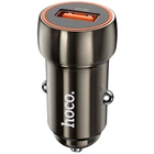 Автомобильное зарядное устройство для Hoco Z46 Blue shield QC3.0 18W кабель microUSB, Grey