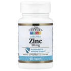 Хелат цинка 21st Century (Zinc Chelated) 50 мг 60 шт