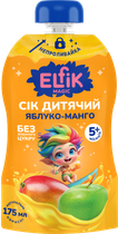 Детский сок яблоко-манго Elfik Magic 175 мл х 12 шт