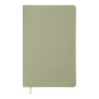 Еженедельник датированный 2026 Buromax Light Morandi А5 из искусственной кожи 136 страниц оливковый (BM.2712-36)
