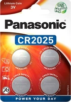 Батарейка CR 2025 Panasonic 3V-4 ШТУКИ