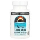 Натуральная добавка Source Naturals Alpha Lipoic Acid 300 мг