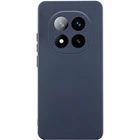 Чохол TPU GETMAN Liquid Silk Full Camera для Xiaomi Redmi Note 14 Pro+ 5G Синій / Midnight blue