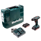 Акумуляторний шуруповерт Metabo BS 18 крутний момент 48 Nm 18 V (602207560)